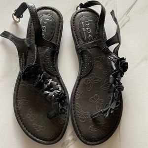 BOC Leather Sandals size 7 black